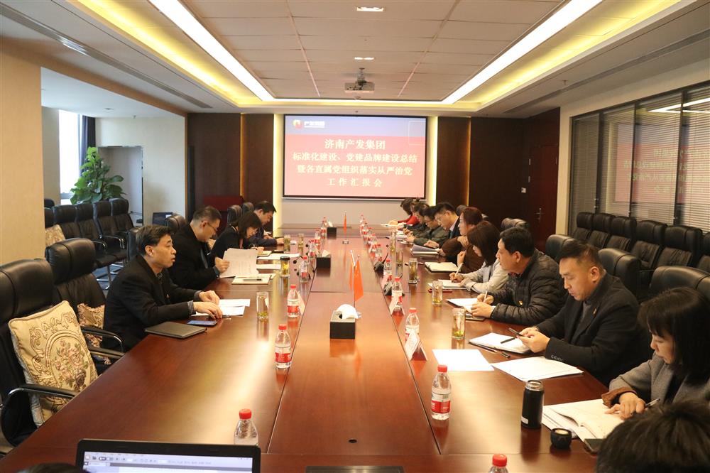 集團黨委召開(kāi)黨組織標準化建設、 黨建品牌建設活動(dòng)總結暨各直屬黨組織落實(shí)從嚴治黨工作匯報會(huì )議